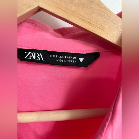 Pink cotton Zara button down - Picture 2 of 3